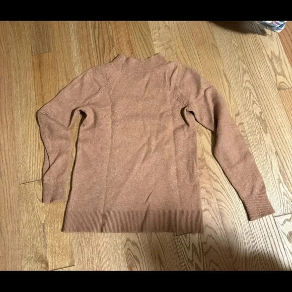 LOFT Women's Brown Turtleneck Sweater - Picture 2 of 3